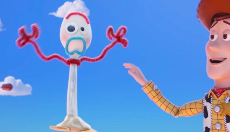 tenedor de la pelicula toy story 4