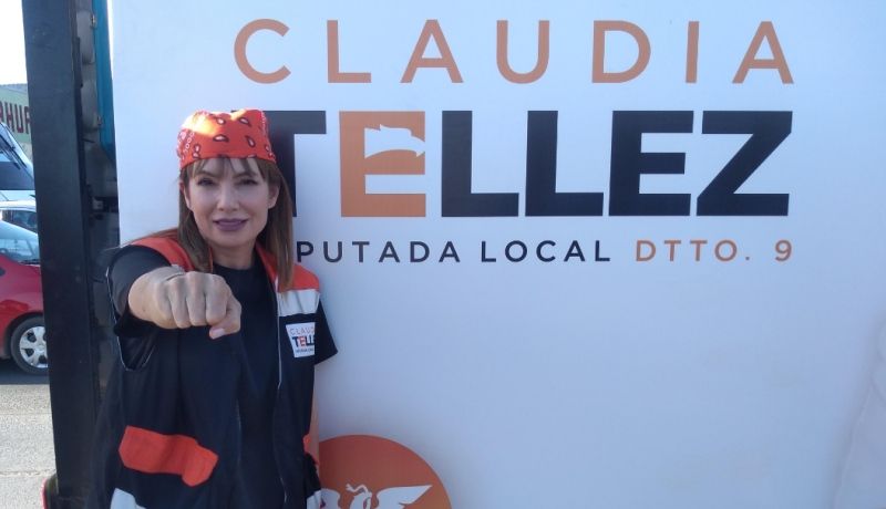 No soy política, pero sí soy luchadora social: Claudia Téllez