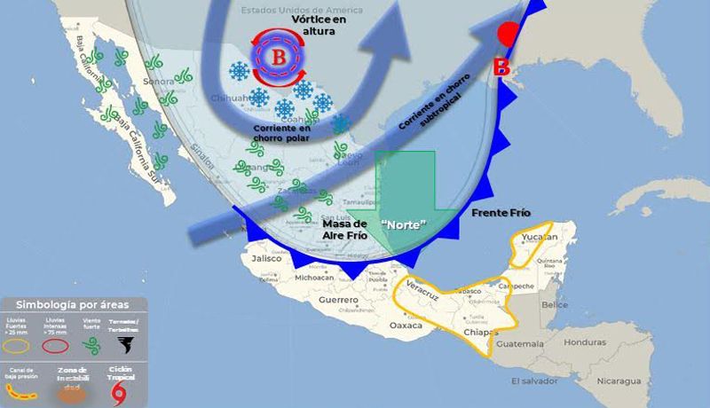 PC advierte sobre fuertes vientos y descenso de temperaturas en BC